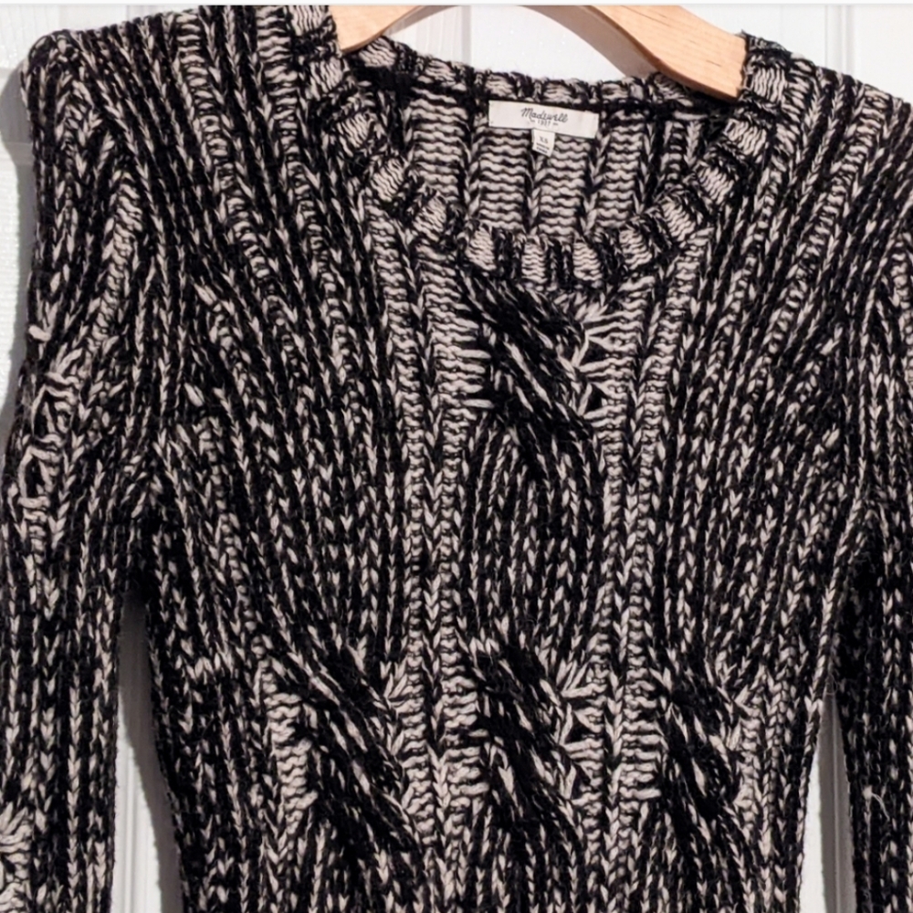 Madewell Smoky Free People Style Chunky Knit Sweater. XS. - Picture 4 of 14
